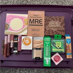 16 pieces drug store make up bundle.